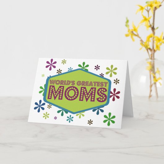 De Grootste Mamma's van de wereld Kaart (Gele Bloem)
