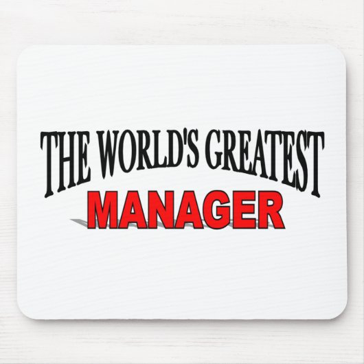 De grootste manager ter wereld muismat (Voorkant)