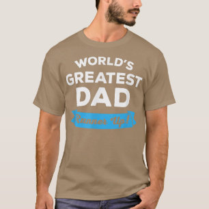 De grootste Mannen vader ter wereld loopt op grapp T-shirt