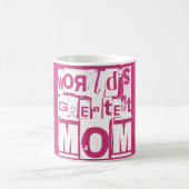 De grootste maptypografie ter wereld voegt naam of koffiemok (Center)