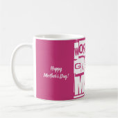 De grootste maptypografie ter wereld voegt naam of koffiemok (Links)