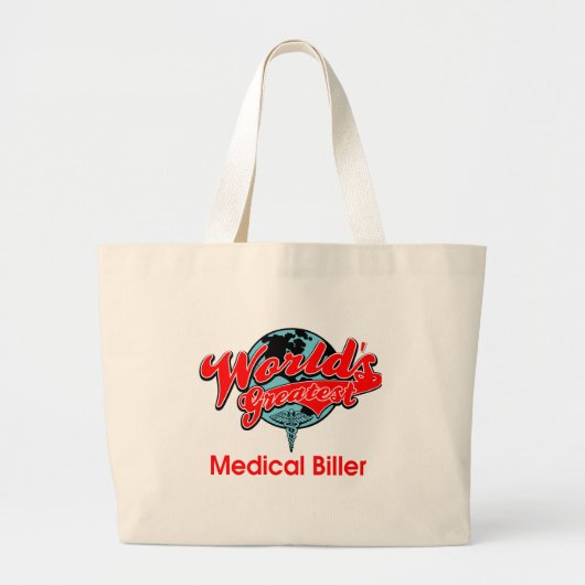 De grootste medische beller ter wereld grote tote bag (Voorkant)