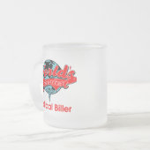 De grootste medische beller ter wereld matglas koffiemok (Voorkant links)