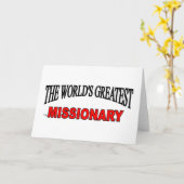 De grootste missie ter wereld kaart (Gele Bloem)