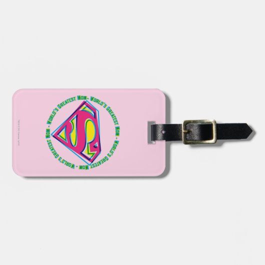 De grootste moeder ter wereld bagagelabel (Voorkant horizontaal)