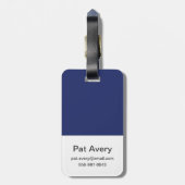 De grootste moeder ter wereld bagagelabel (Achterkant verticaal)