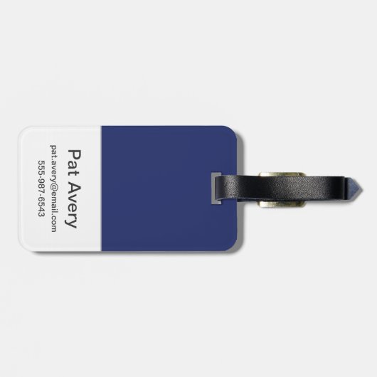 De grootste moeder ter wereld bagagelabel (Achterkant horizontaal)