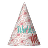 De grootste moeder ter wereld | Floral Pattern | A Feesthoedjes (Links)