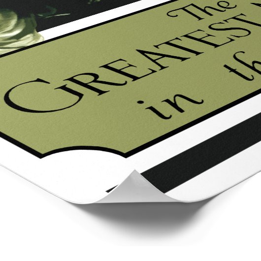 De grootste moeder ter wereld poster (Hoek)