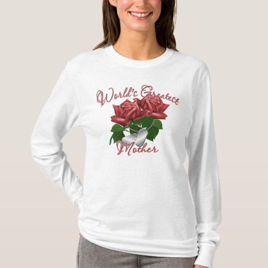 De grootste moeder ter wereld t-shirt (Voorkant)