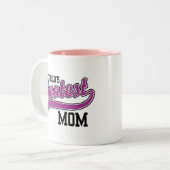 De grootste moeder ter wereld tweekleurige koffiemok (Voorkant links)