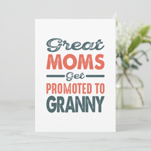 De grootste momen worden gepromoot aan oma's in Gr Bedankkaart (Staand voorkant)