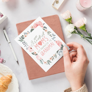 De grootste momen worden gepromoot naar oma Floral Kaart