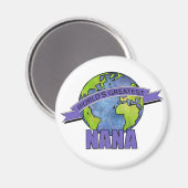 De grootste nana ter wereld magneet (Voorkant / Achterkant)