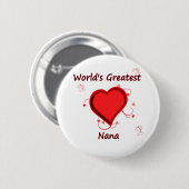 De grootste nana ter wereld ronde button 5,7 cm (Voorkant /achterkant)