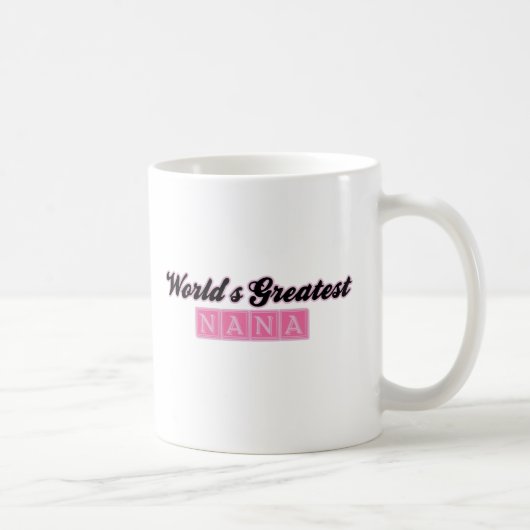 De grootste nana ter wereld (roze) koffiemok (Rechts)