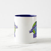 De grootste nana ter wereld tweekleurige koffiemok (Center)