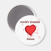 De grootste nanna ter wereld magneet (Voorkant / Achterkant)