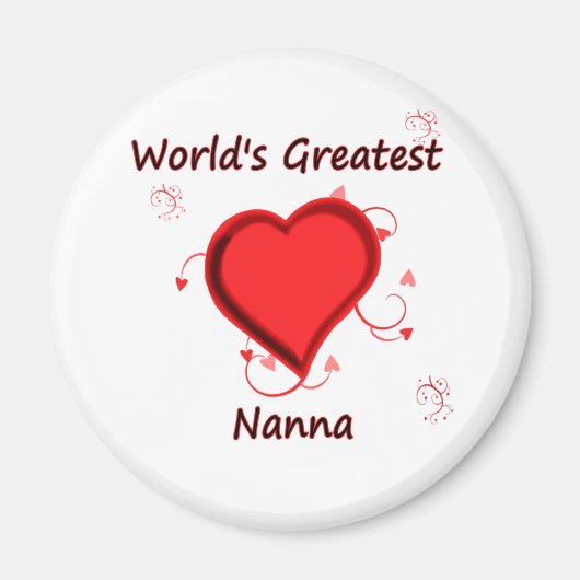 De grootste nanna ter wereld magneet (Voorkant)
