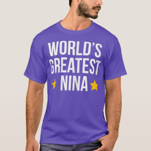 De grootste nina Grandma Funny Moeders ter wereld T-shirt