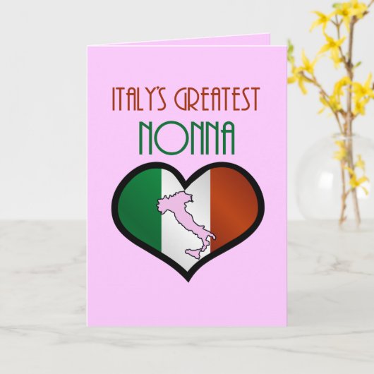 De grootste nonna in Italië Kaart (Gele Bloem)
