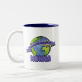 De grootste nonna ter wereld tweekleurige koffiemok (Links)