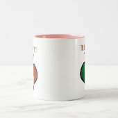 De grootste nonni in Italië Tweekleurige Koffiemok (Center)