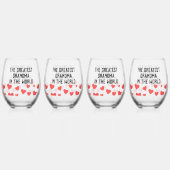 De grootste oma in de wereld gewoonte wijnglas zonder voet (Voorkant)