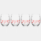 De grootste oma in de wereld gewoonte wijnglas zonder voet (Links)