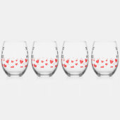 De grootste oma in de wereld gewoonte wijnglas zonder voet (Rechts)