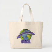 De grootste oma ter wereld grote tote bag (Voorkant)