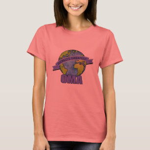 De grootste oma ter wereld t-shirt