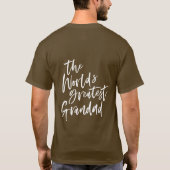 De grootste opa van de wereld t-shirt (Achterkant)