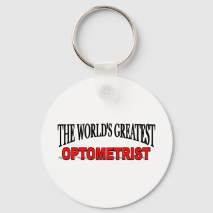 De grootste optometrist ter wereld sleutelhanger