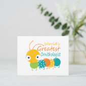 De grootste ornitholoog ter wereld briefkaart (Staand voorkant)