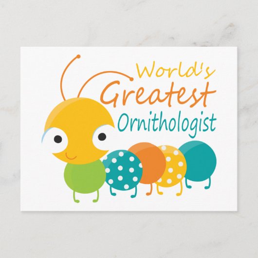 De grootste ornitholoog ter wereld briefkaart (Voorkant)