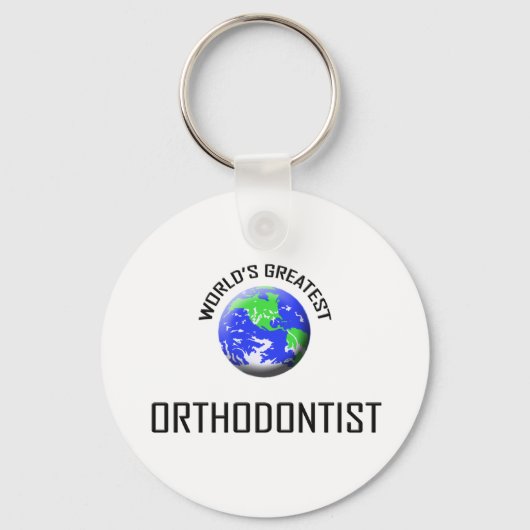 De grootste orthodontist ter wereld sleutelhanger (Voorkant)