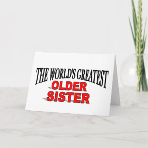 De grootste oudere zuster ter wereld kaart