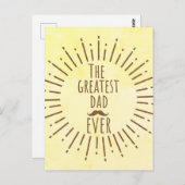 De grootste pap ooit snor briefkaart (Voorkant / Achterkant)