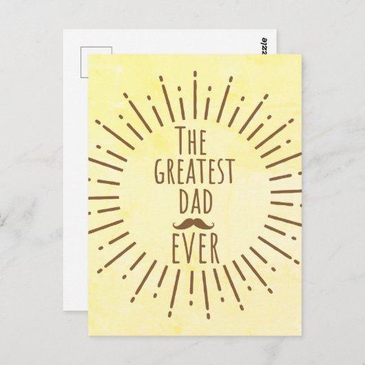 De grootste pap ooit snor briefkaart (Voorkant / Achterkant)