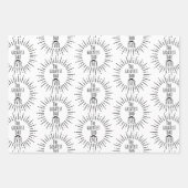 De grootste pap ooit  snor inpakpapier vel (Voorkant 3)