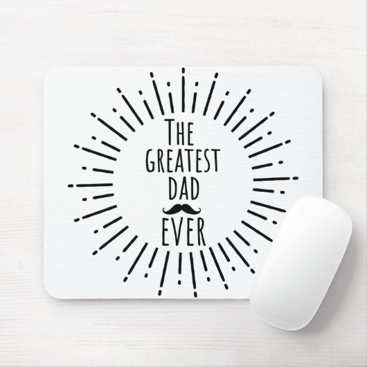 De grootste pap ooit  snor muismat (Met muis)