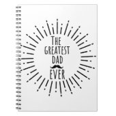 De grootste pap ooit  snor notitieboek (Voorkant)