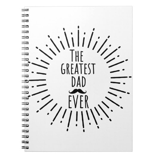 De grootste pap ooit  snor notitieboek (Voorkant)