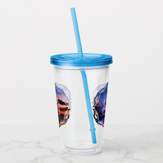 De grootste pap ter wereld 1182 acryl drinkbeker (Links)