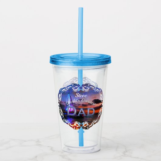 De grootste pap ter wereld 1182 acryl drinkbeker (Voorkant)