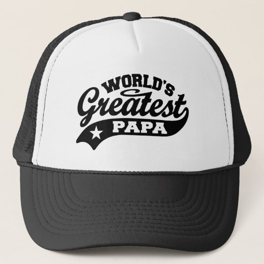 De grootste pap ter wereld trucker pet (Voorkant)