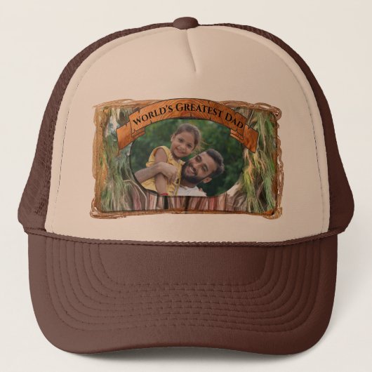 De grootste pap van de boomwereld OAX1 Trucker Pet (Voorkant)