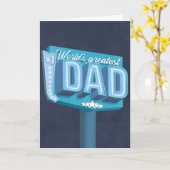 De grootste pap van de wereld die de geboorte van  kaart (Gele Bloem)