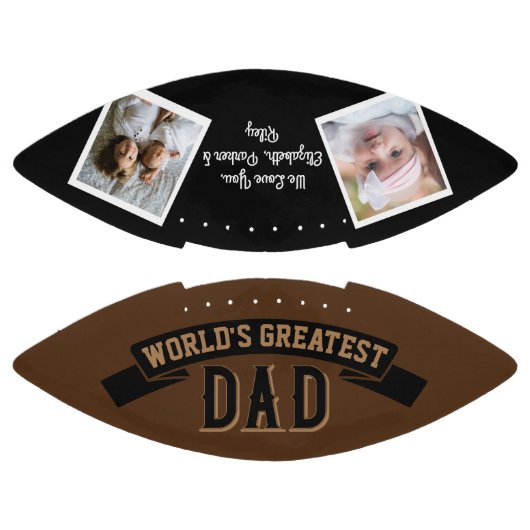 De grootste pap van de wereld, Retro Brown 2 Foto American Football (Panelen)